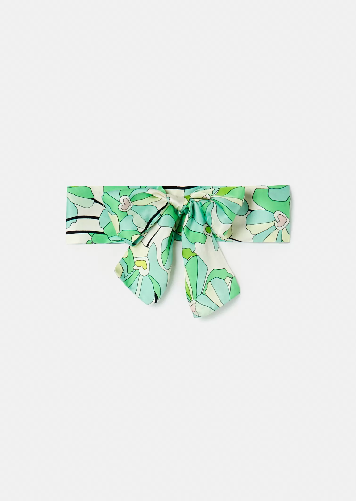 TARA JARMON Foulard Emeline vert imprimé à fleurs< Accessoires