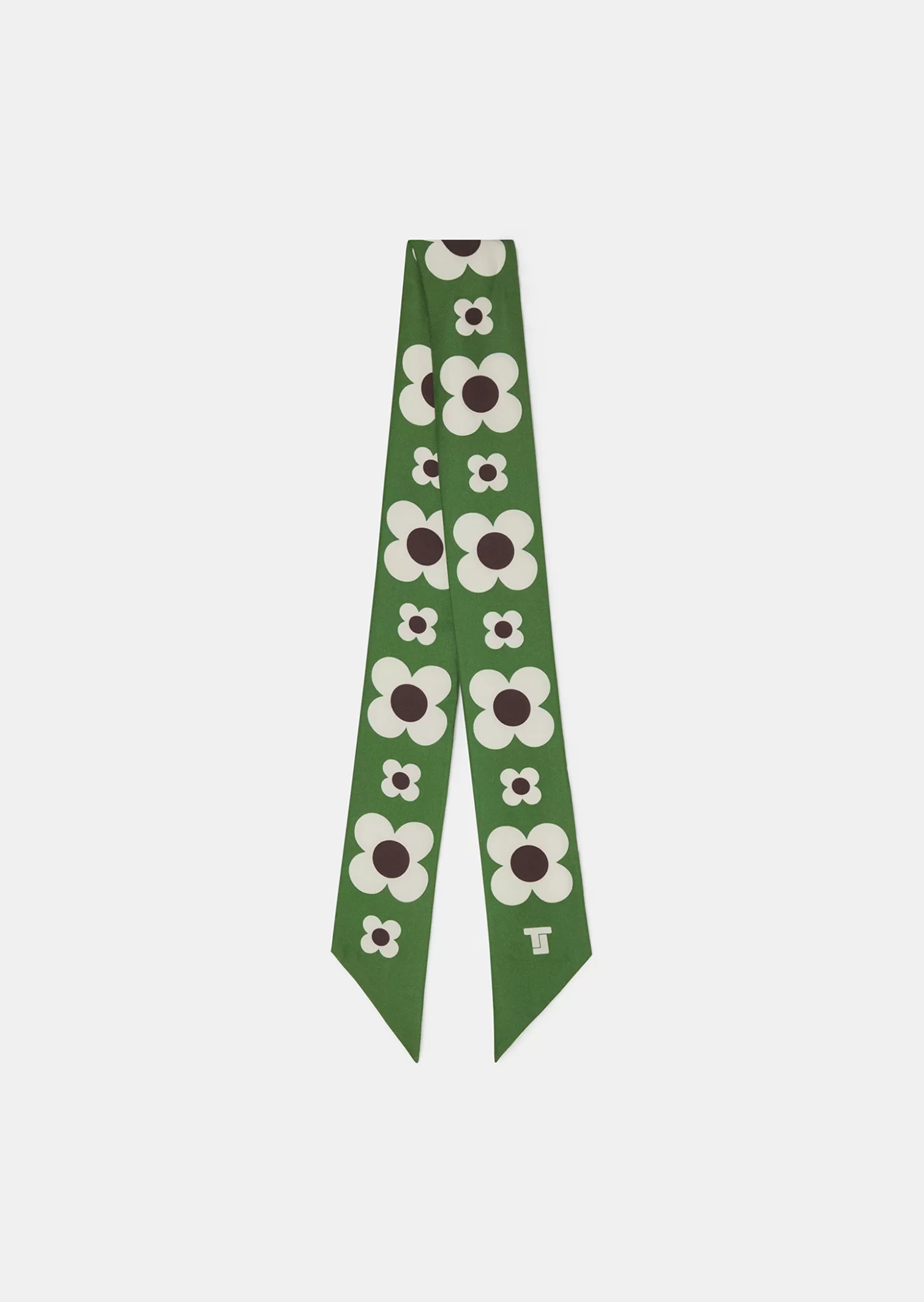 TARA JARMON Foulard Erin vert imprimé fleurs< Accessoires