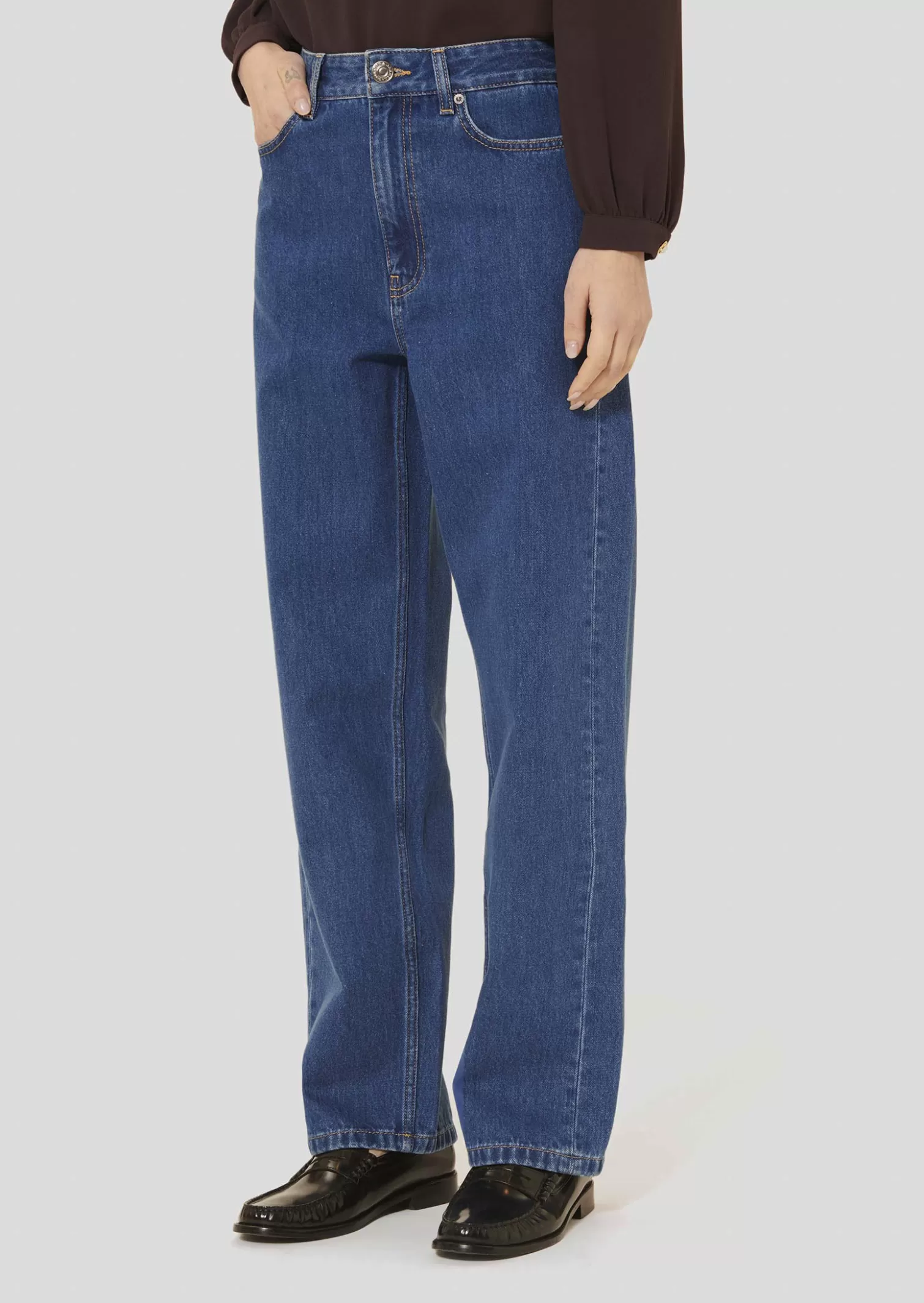 TARA JARMON Jake bleu en denim< Pantalons & Jeans