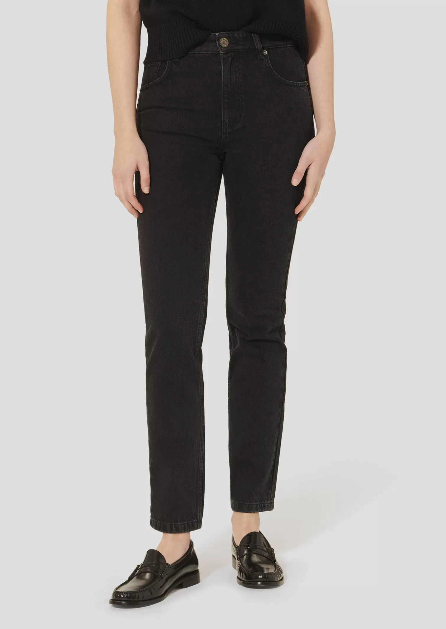 TARA JARMON Jeans Josh noir en denim< Pantalons & Jeans