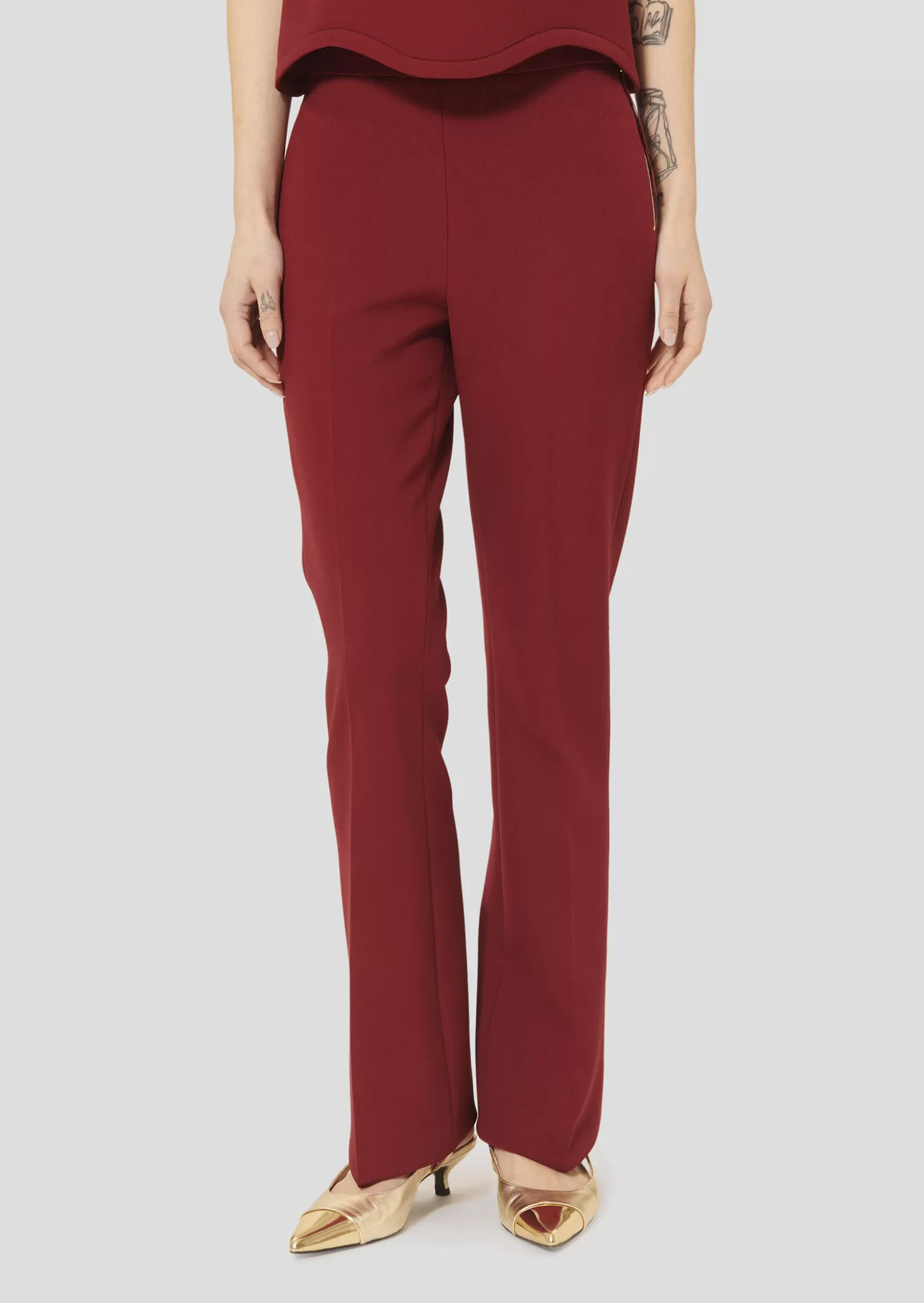 TARA JARMON Pantalon Peyton en toile double< Pantalons & Jeans