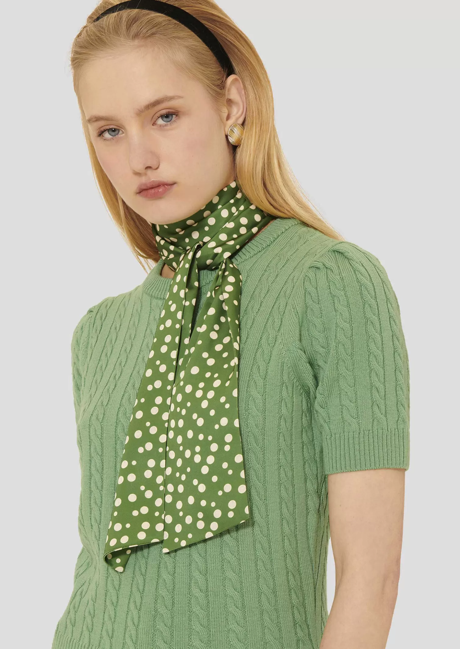 TARA JARMON Pull Priyanka vert en laine merinos< Pulls & Gilets